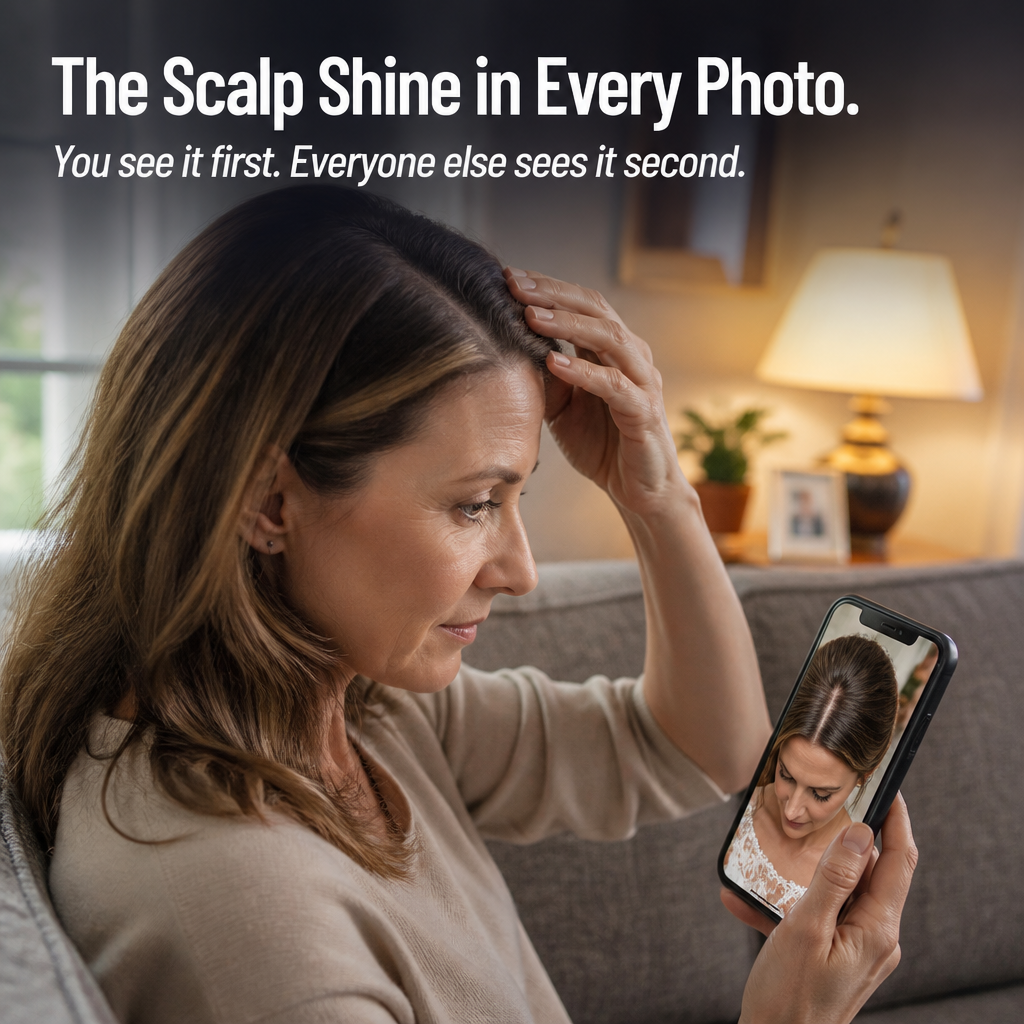 CrownVeil™ — Conceal Broad Areas in Two Taps with Sweat-Resistant Tap-On Powder