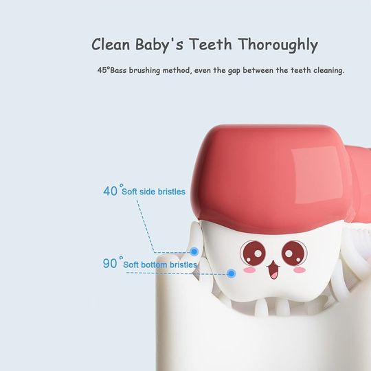360° U-Shaped Toothbrush for Kids