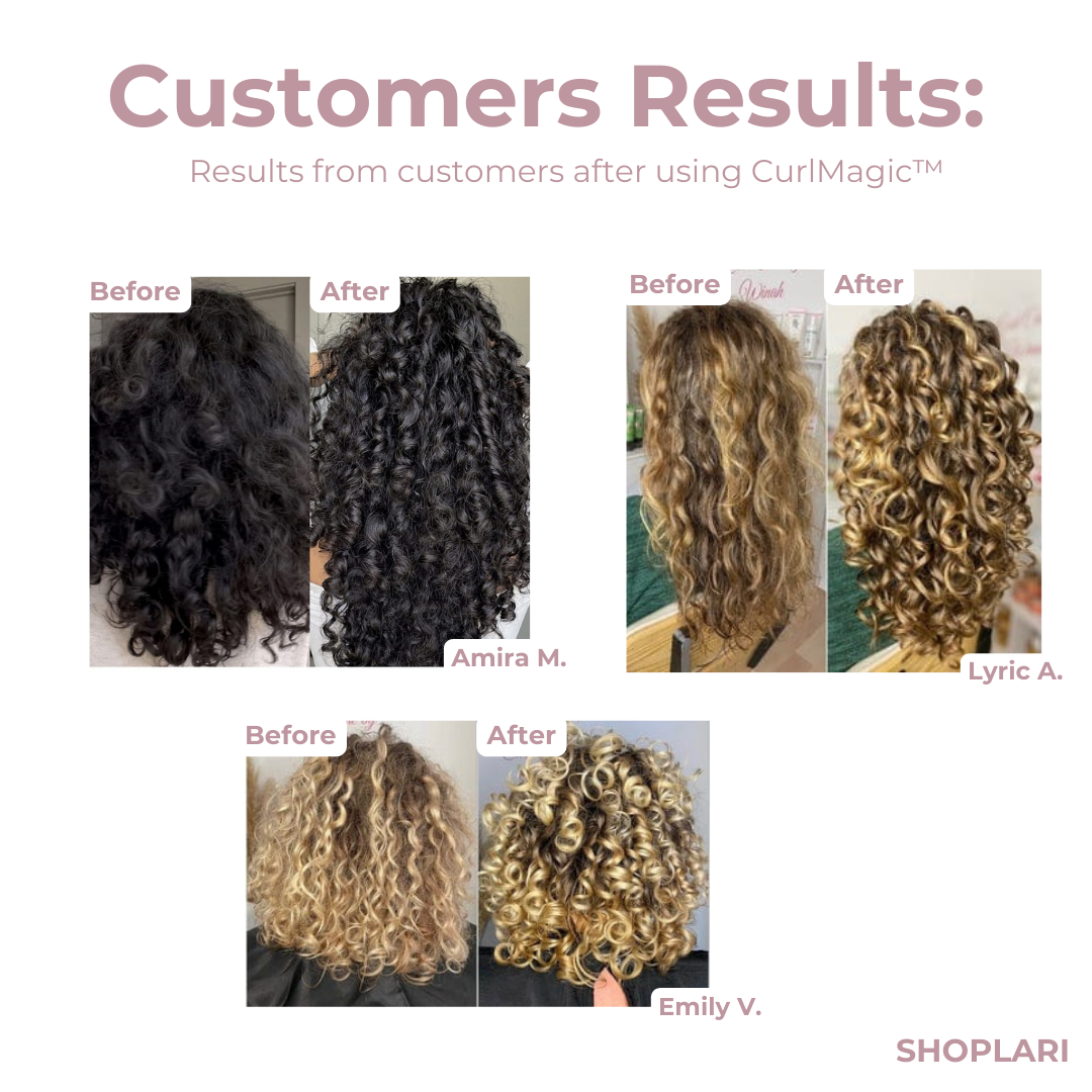 CurveLure™ — Unlock Lively, Head-Turning Curls That Hold All Day Without Heat