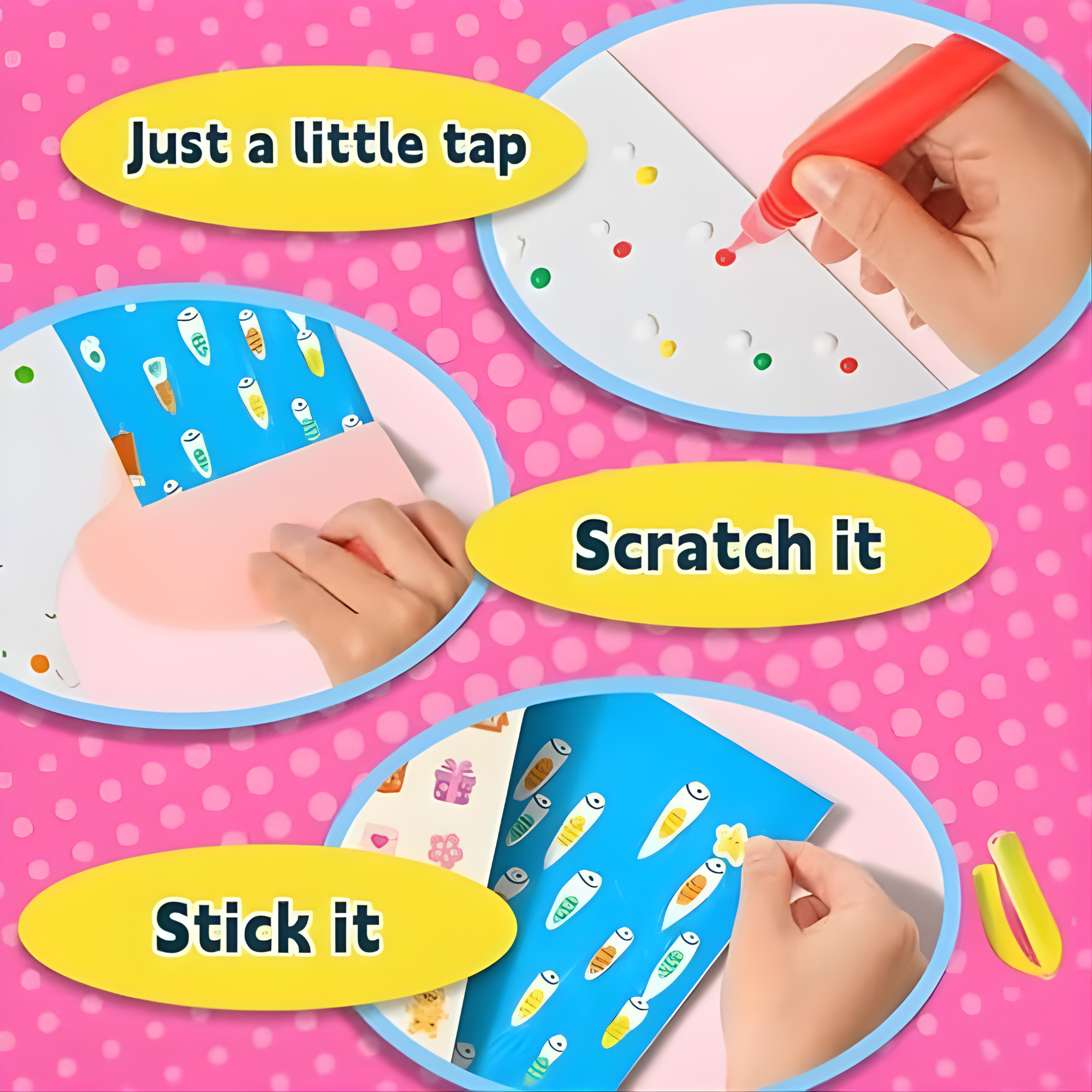 VividSwirl™ Scratch Art Kit — Ignite Your Child’s Pride with Mess-Free Rainbow Magic
