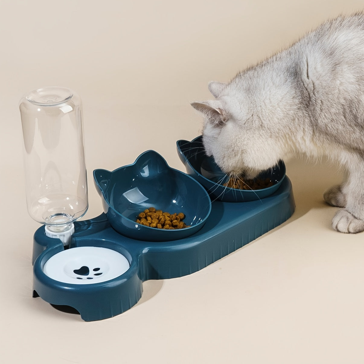 PawEase - Ergonomic Feeding Bowls with Fresh Water System