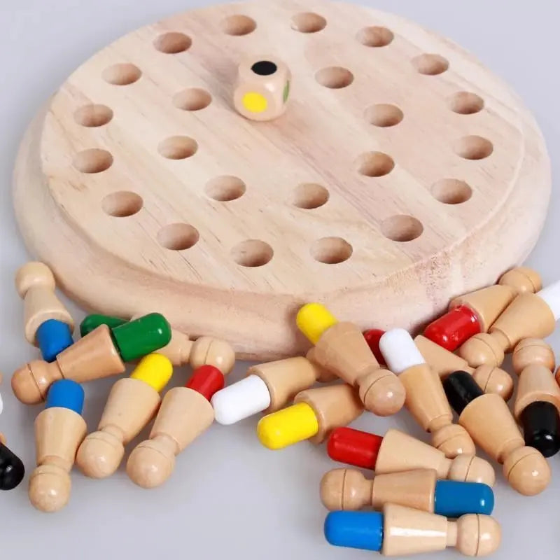Wooden Memory Challenge — Mental Workout to Boost Memory and Coordination