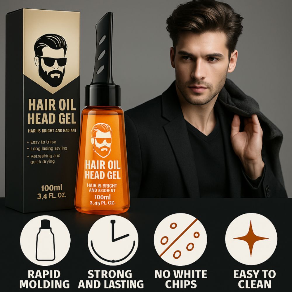 SculptEase™ 2-in-1 Styling Gel Comb — Master Every Strand with Fresh, Flake-Free Confidence All Day