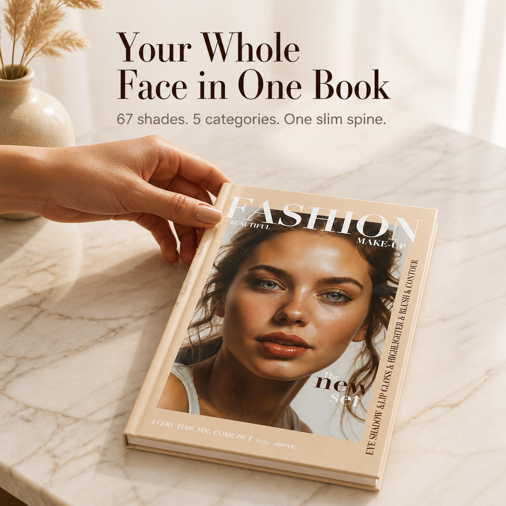Lumiéra Palette™ — Tote a Complete 67-Color Makeup Studio in a Sleek Book