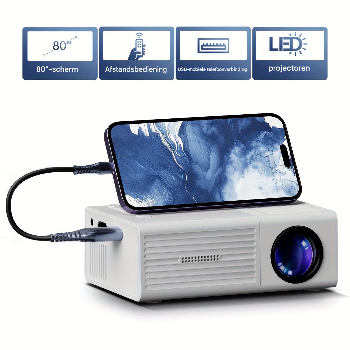 Portable Cinema Pro | 3000 Lumen Brightness | Energy Saver