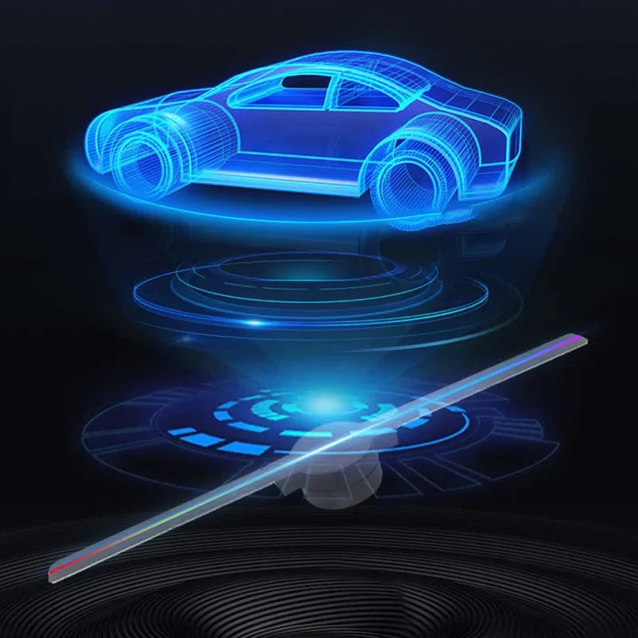 High-Definition 3D Holographic Fan Projector for Stunning Displays