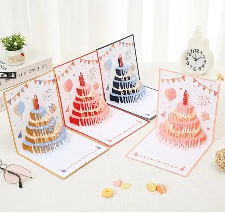 Handcrafted 3D Birthday Card with Music and LED Lighting