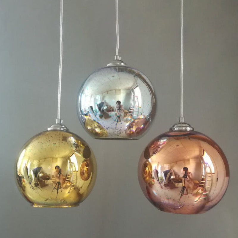 Illuminated Glass Dome Pendant Light - Versatile Hanging Fixture