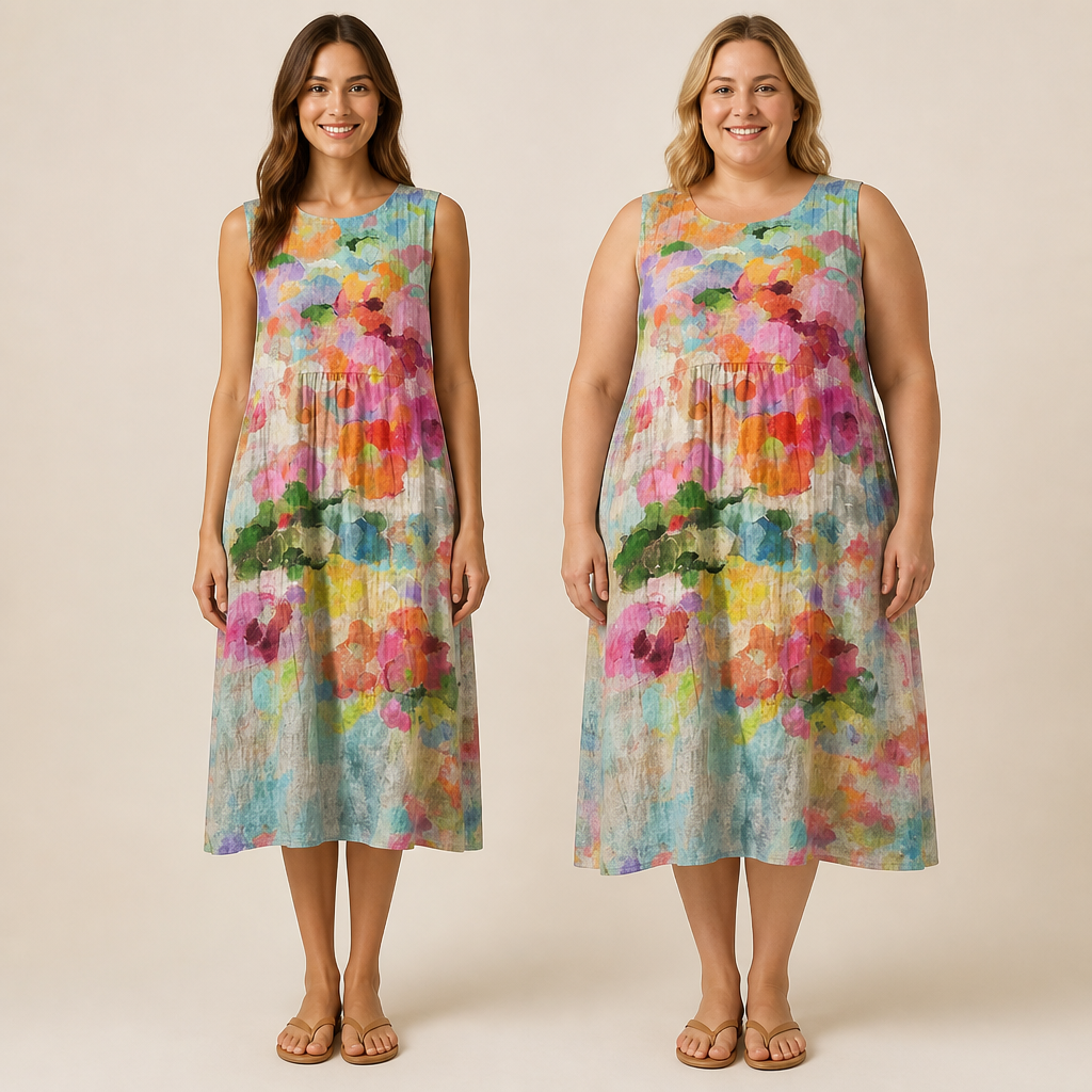 VivaLuna™ Color Splash Dress — Ignite Your Confidence with Every Breath of Color