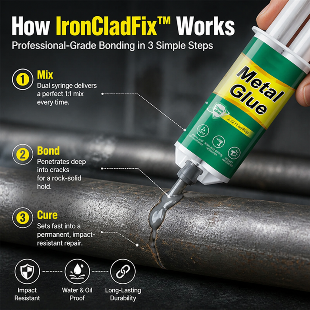 IronCladFix™ — Unbreakable Metal Repairs That Defy Water, Impact, and Time