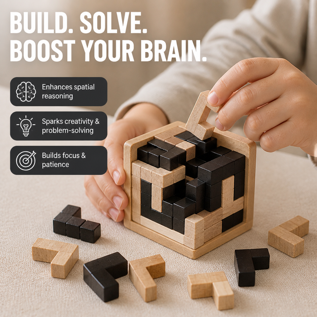 NeuroCraft™ MindCube — Unlock Laser Focus and Ignite Your Creative Genius