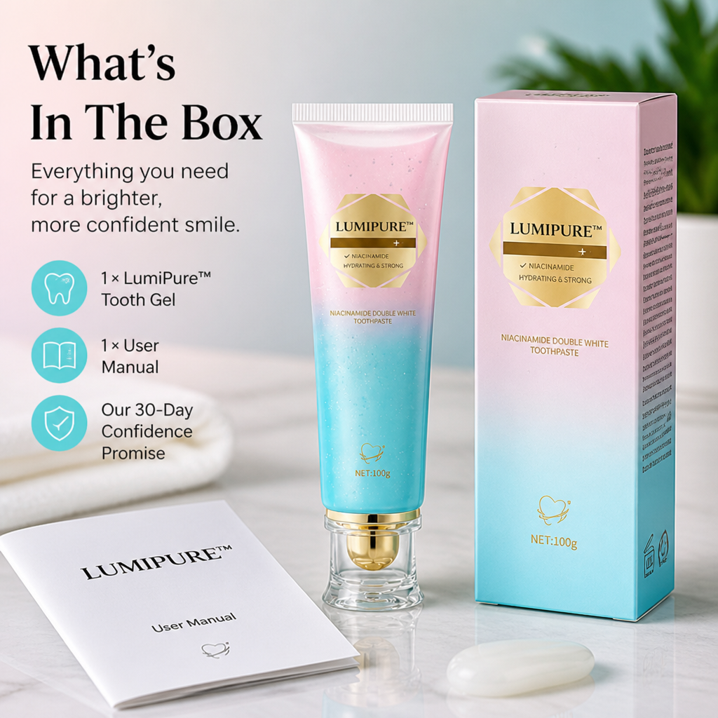 LumiPure™ — Unleash a Radiant Smile That Commands Attention and Confidence