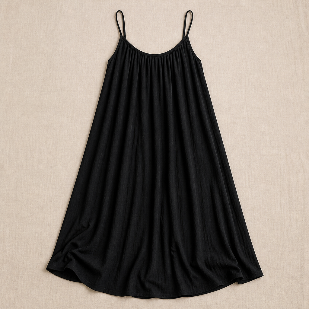 SilkenAura™ – Flowy Soft-Stretch Dress with a Second-Skin Feel