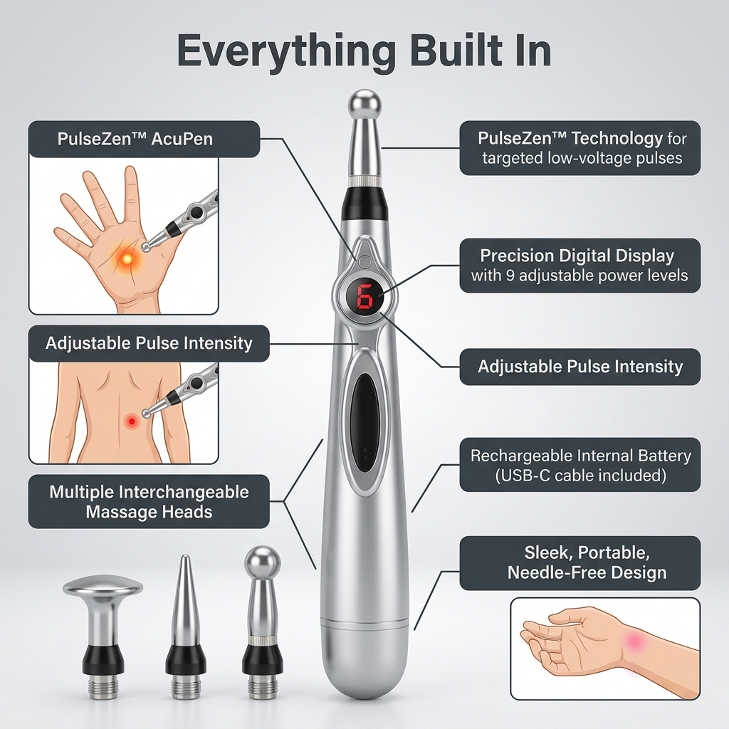 PulseZen™ — Experience Instant, Needle-Free Freedom from Pain and Muscle Tension