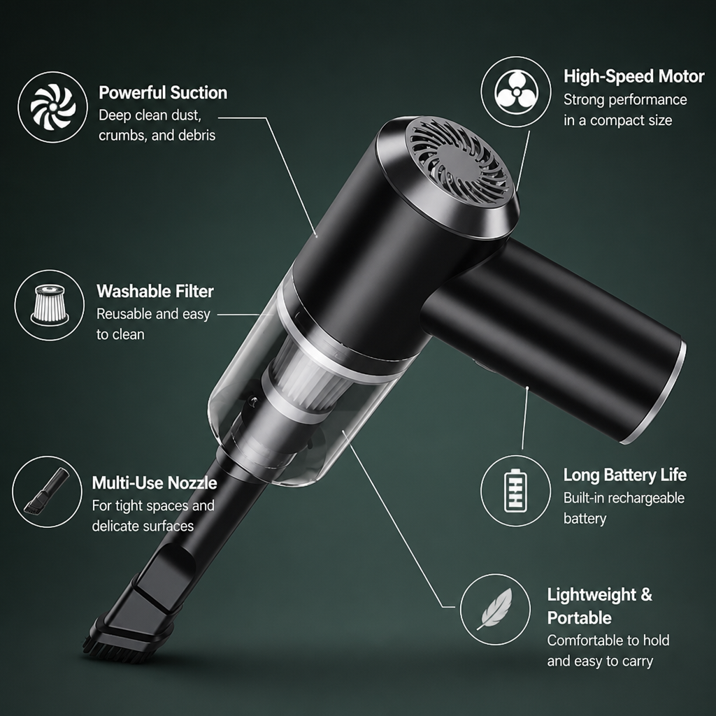 AeroVibe™ — Instantly Power Through Dust and Dirt with Featherlight Freedom