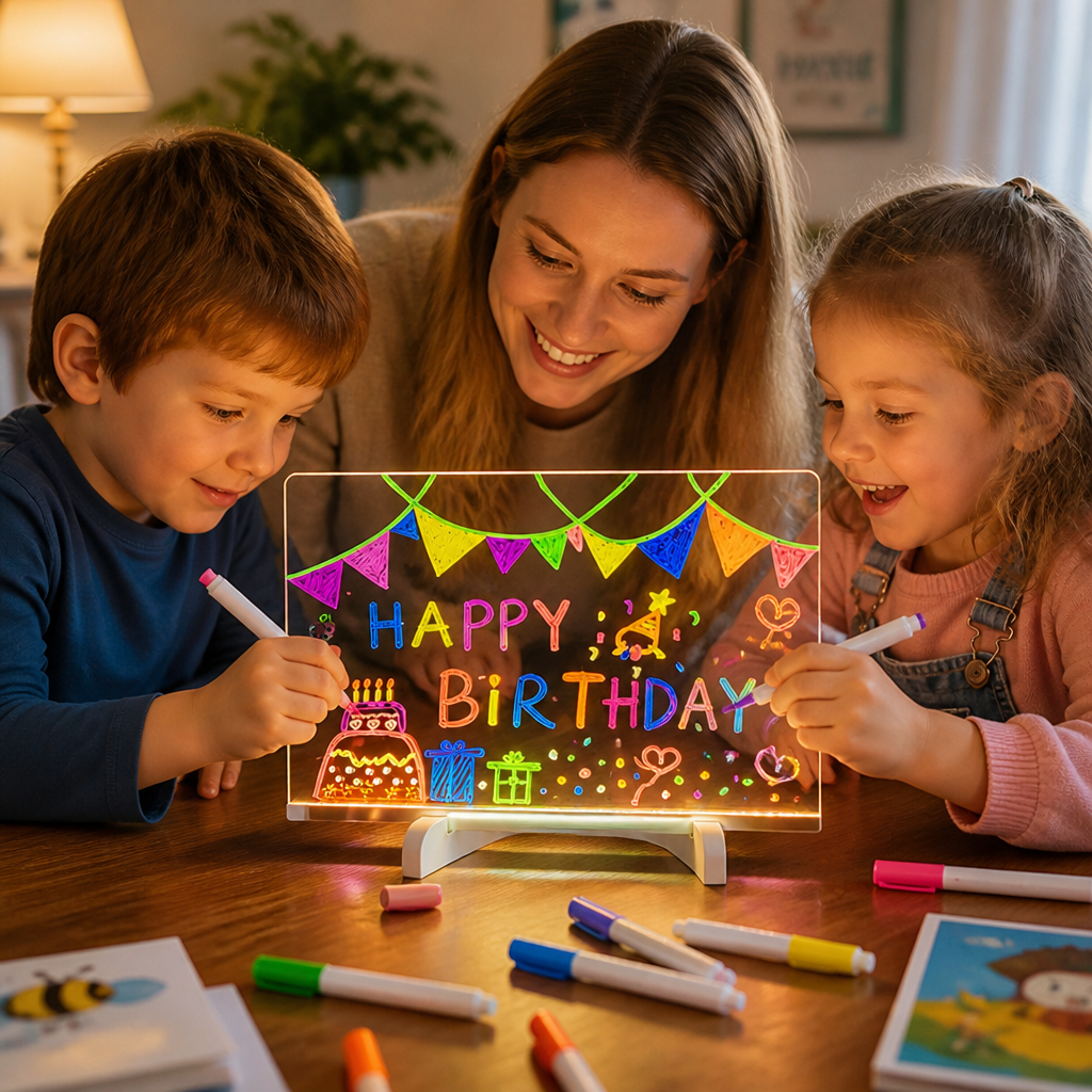 DazzlePop™ — Draw, Glow & Light Up Their Imagination Without the Mess