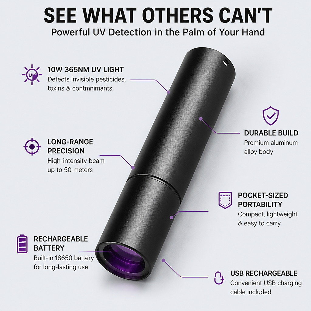 LumaSure™ — See Invisible Toxins Instantly and Eat with Unshakable Confidence