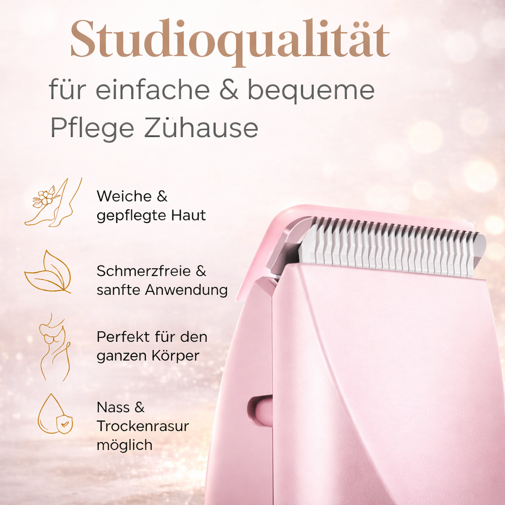 SilkSmooth Women's Electric Shaver | Gentle Hair Removal