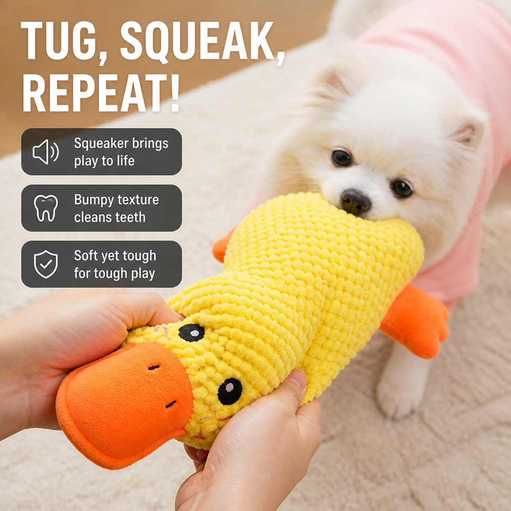 SnuggleBump™ Duck — Ignites Playful Joy and Soothes with Every Chew