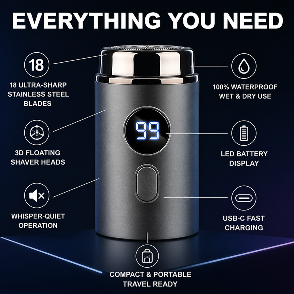 ApexBlade™ — Glide Smooth, Look Sharp, Own Every Moment