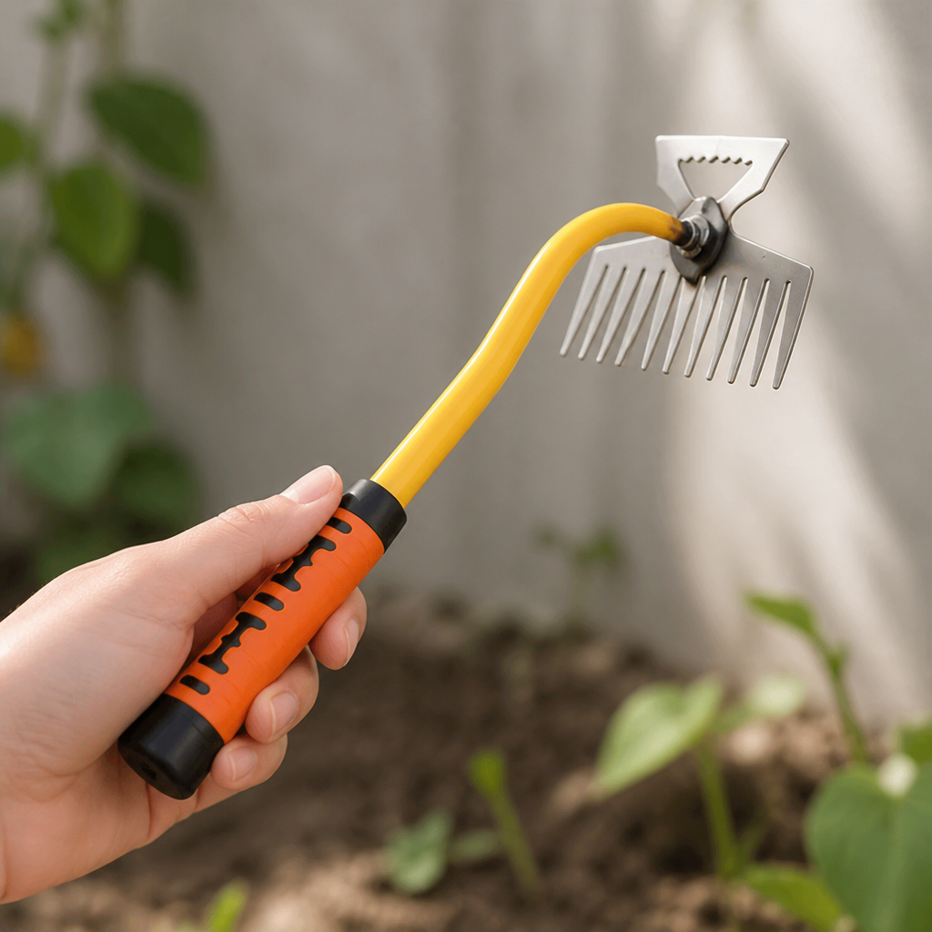 Durable Manganese Steel 11-Tooth Weeding Rake