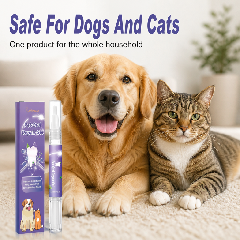 PurePaws™ Dental Gel — Restore Their Smile with Soothing, Fresh Breath Confidence