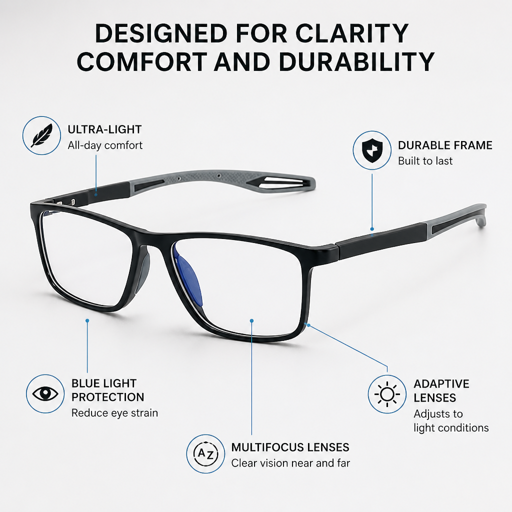 LumaSight™ — Experience Effortless Focus and Featherlight All-Day Comfort