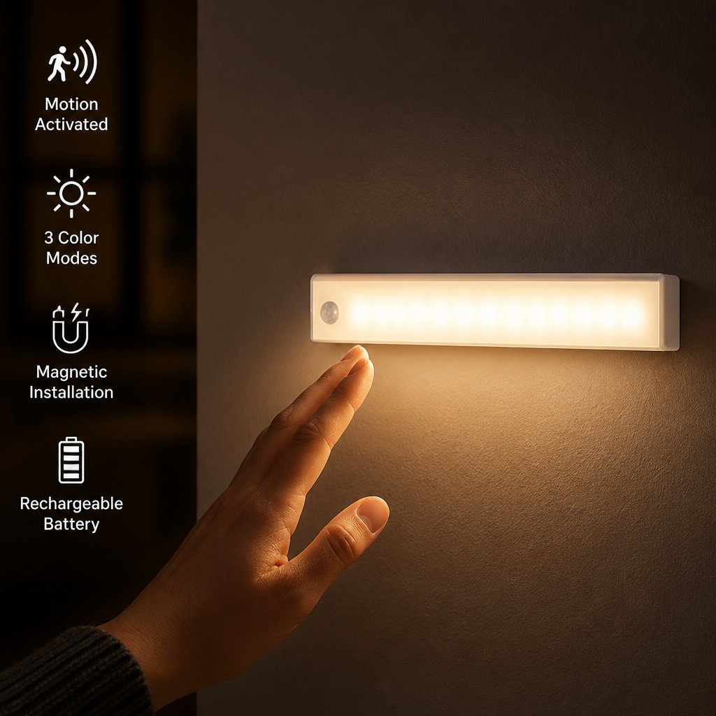 LumiSense™ — Hands-Free Glow That Warms Your Home and Calms Your Soul