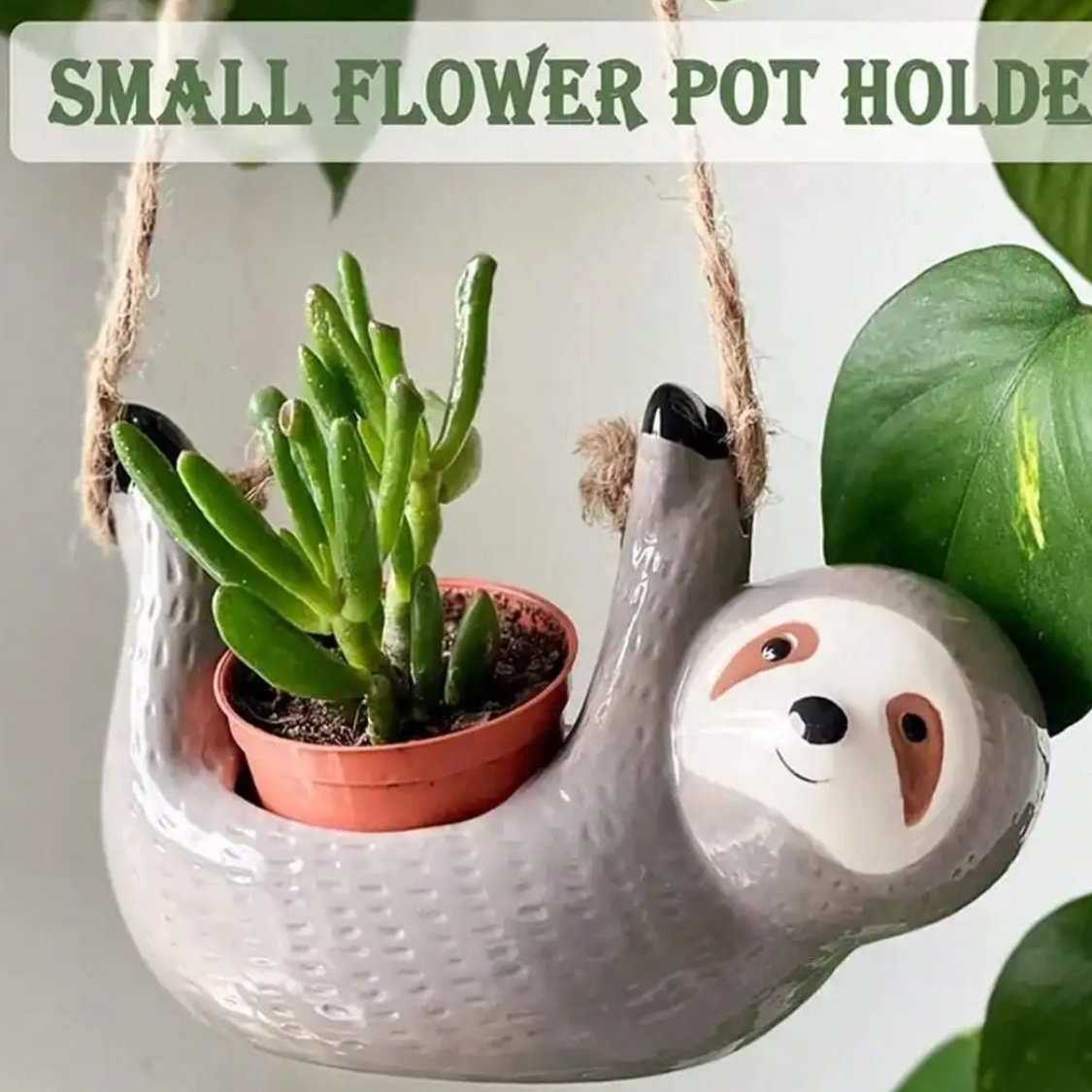 Ceramic Planter for Succulents – Hanging Design