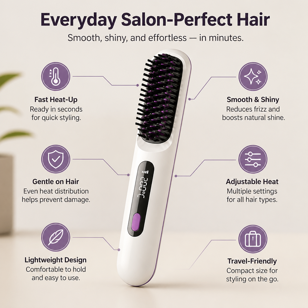 LumiLuxe™ — Effortless Salon-Perfect Hair That Protects and Shines Every Time