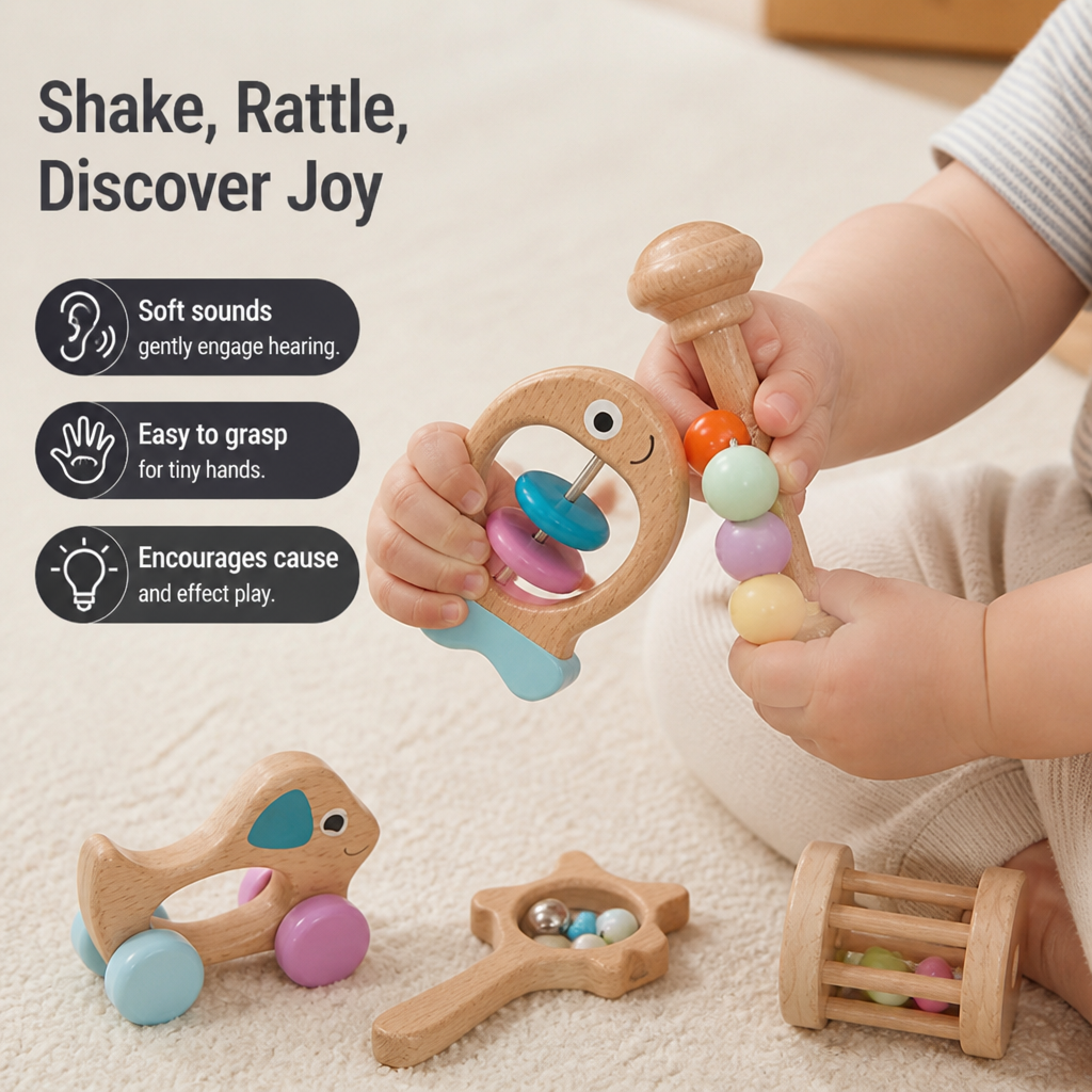 The GentleNest™ Sensory Set — Nurture Calm Curiosity and Joy from Baby’s First Touch
