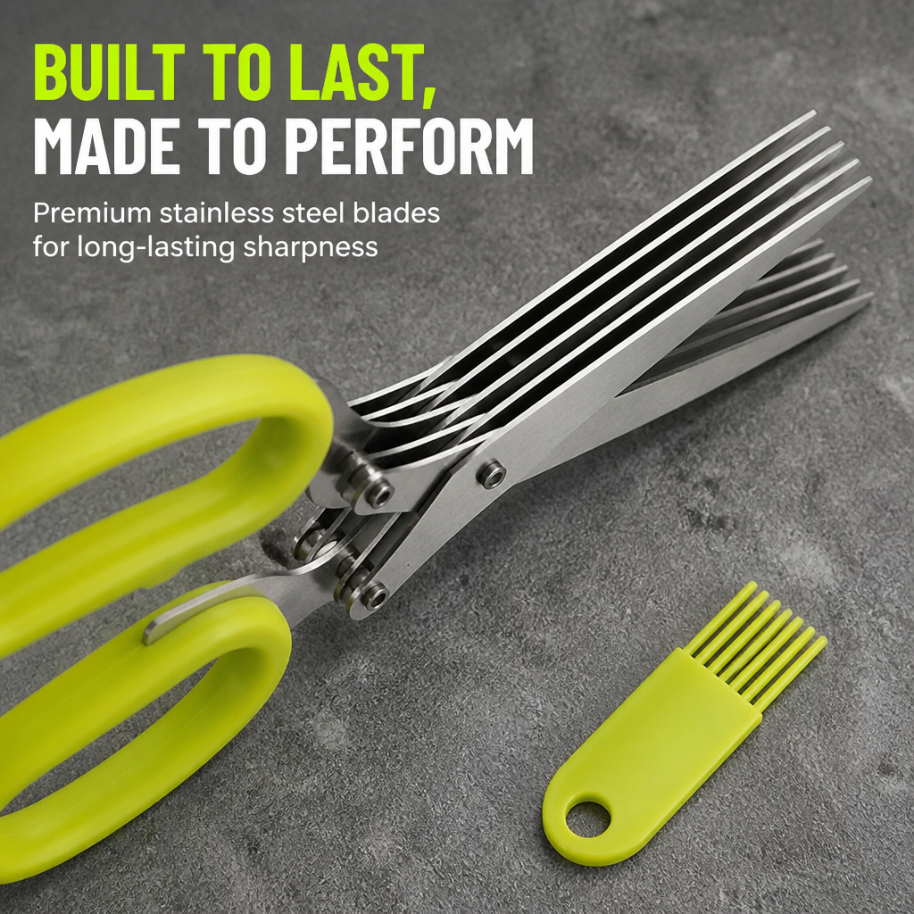 SwiftSlice™ Herb & Veggie Shears — Slice Five Times Faster and Reclaim Joy in Every Meal Prep