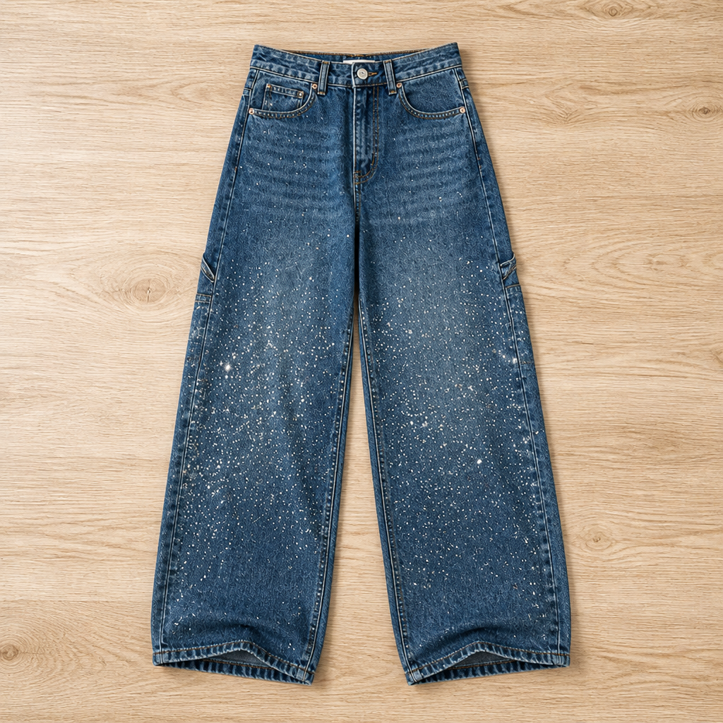 LustraDenim™ — Unleash Radiant Confidence in Jeans That Move and Shine with You