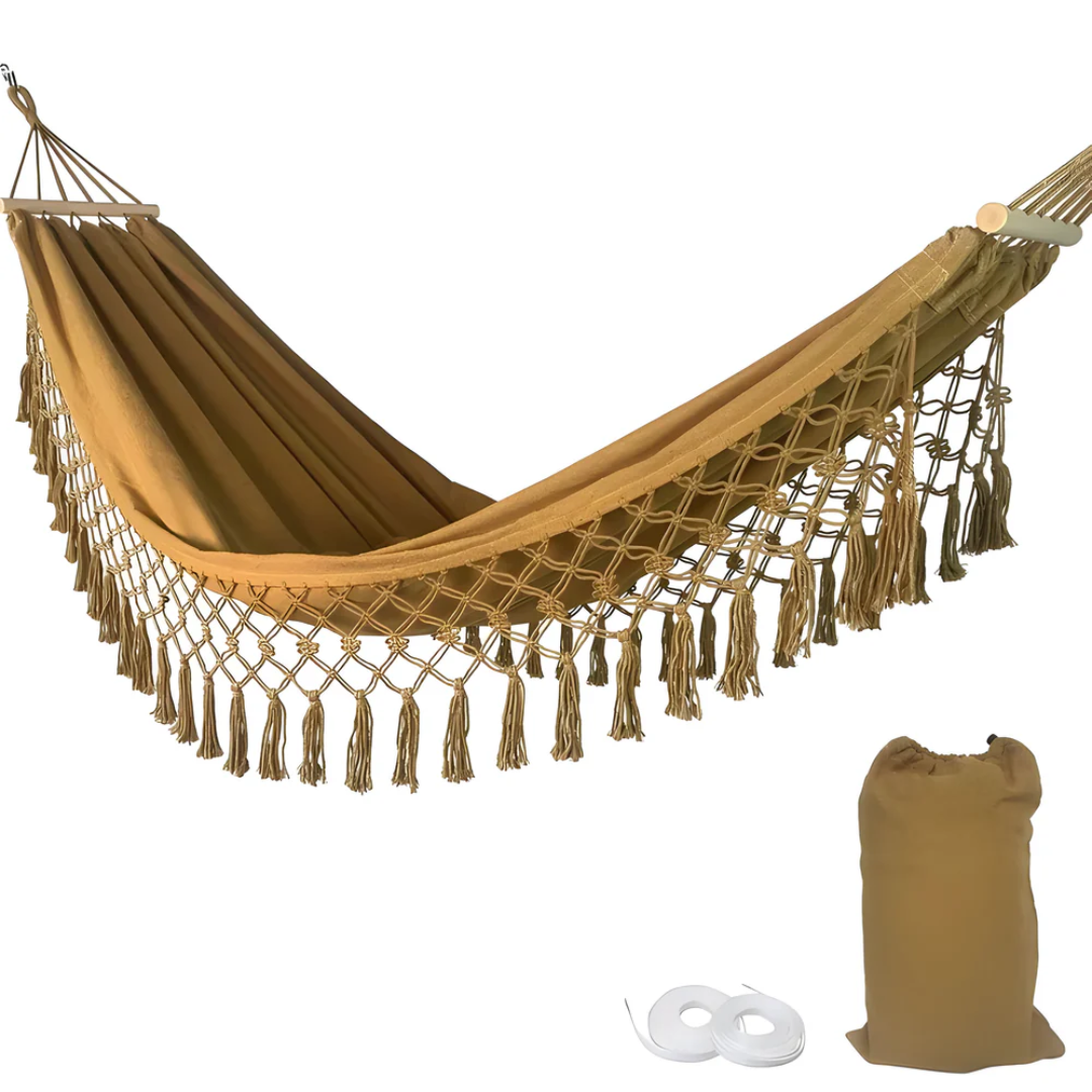 Serenity Bliss Cotton Outdoor Hammock