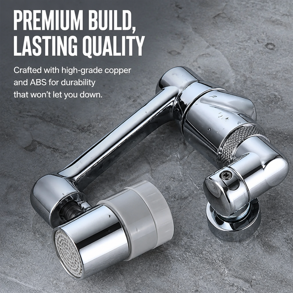 HydroLuxe™ — Command Every Drop for Splash-Free, Effortless Rinsing