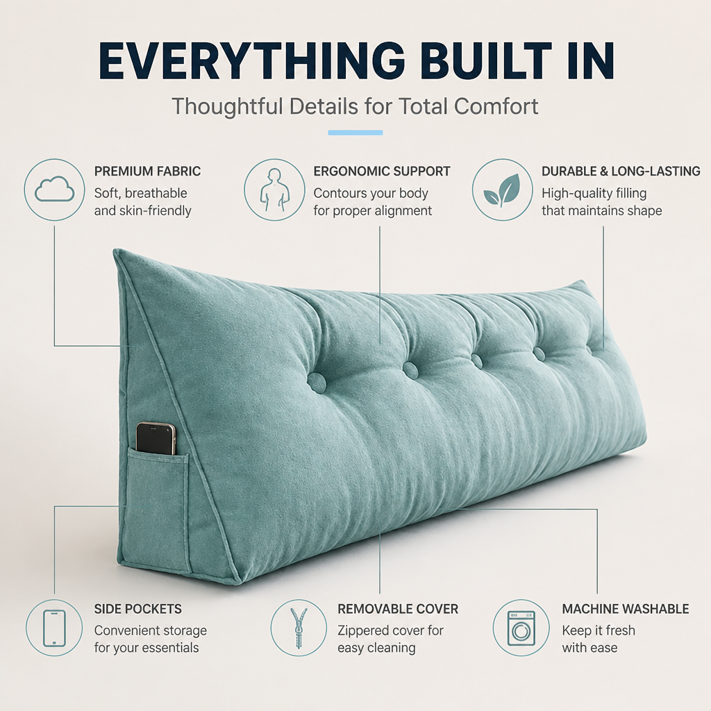 Sereneo™ Orthodesign Comfort Cushion — Melt Away Pain and Wake Up Energized Every Day