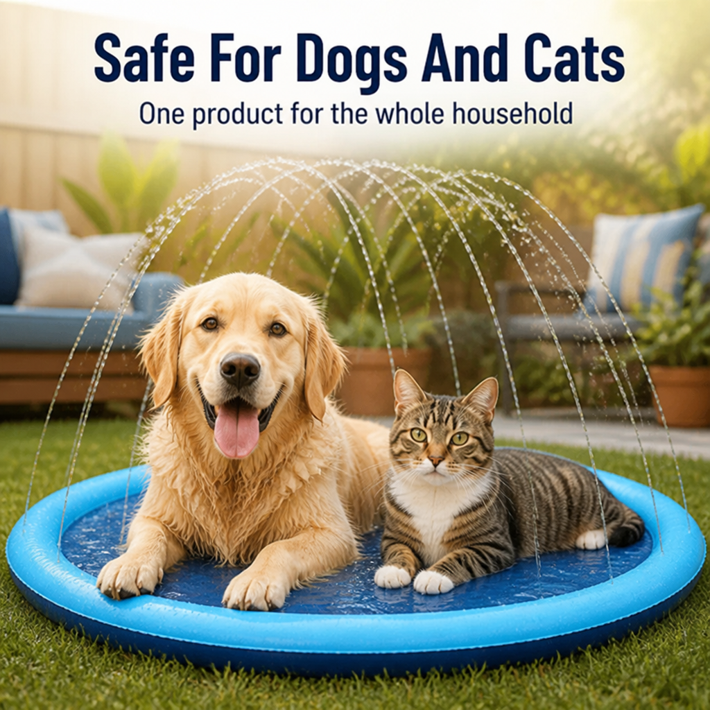 AquaTail™ Splash Mat — Unleash Endless Cool, Tough Fun for Your Dog’s Best Summer Ever