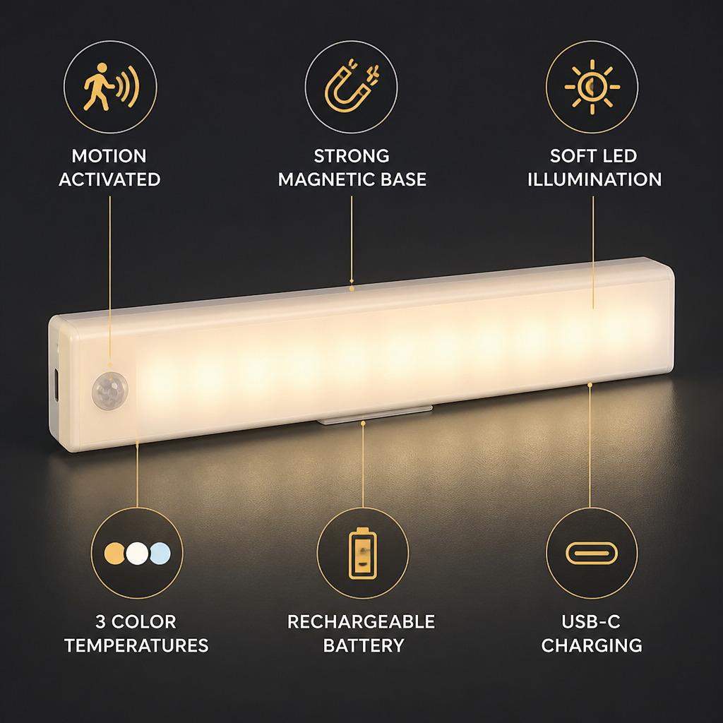 LumaSense™ — Hands-Free Glow That Turns Every Step Into Safety and Calm