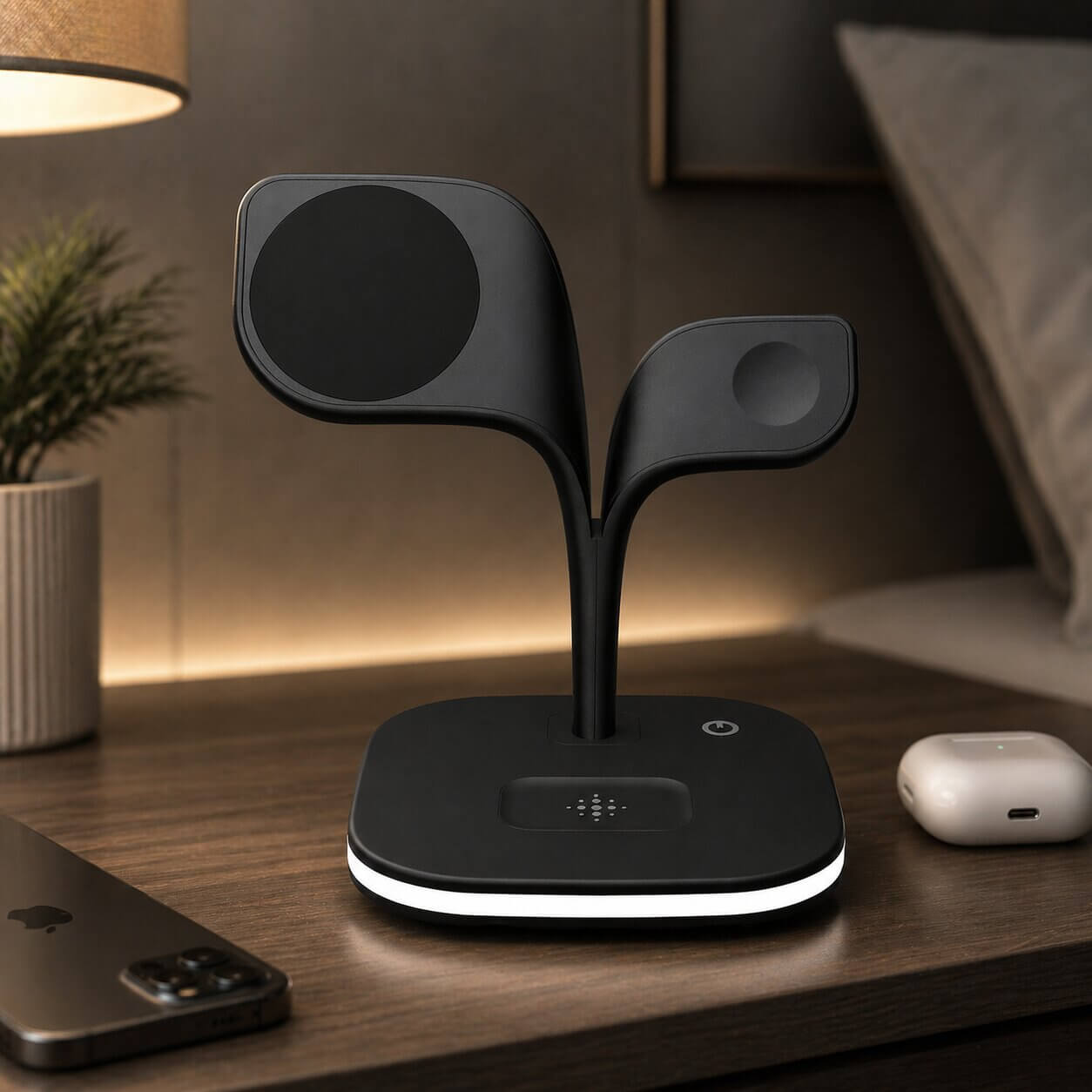 All-in-One Magnetic Charger for iPhone, Apple Watch & AirPods
