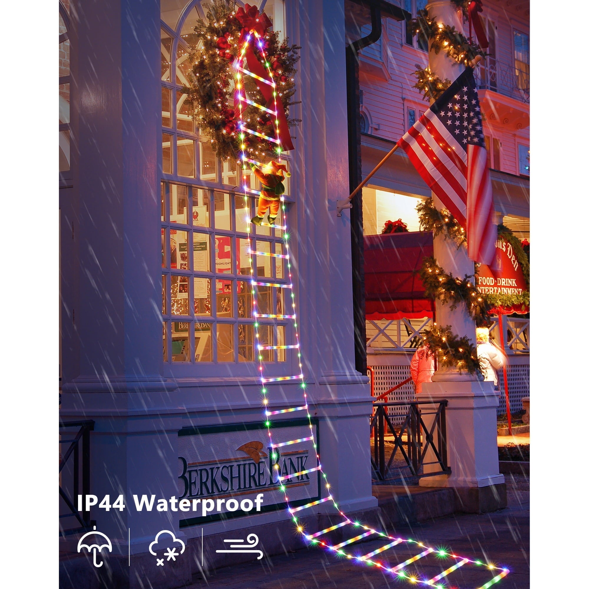 ClimBeams™ LED Santa Ladder Lights — Light Up Your Holidays with Magical, Smile-Worthy Cheer
