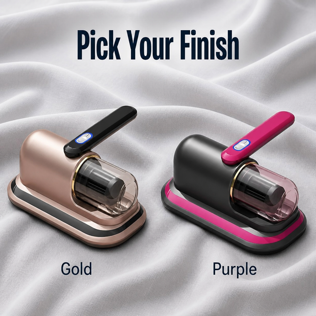 NanoPurify™ — Extract Concealed Dust Mites from Your Mattress in a Single Sweep