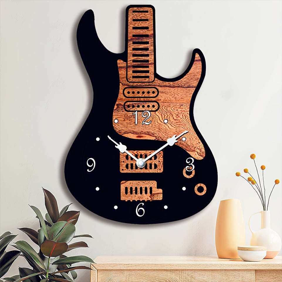 HarmonyTime – Stylish Guitar-Inspired Wall Clock for Music Aficionados
