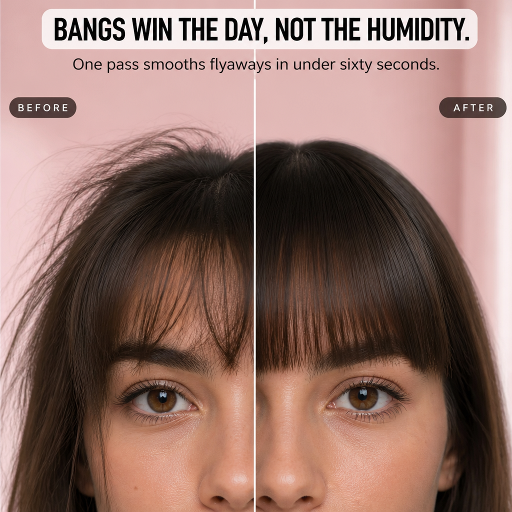 LumeaCurve™ Mini Styler — Sleek Bangs, Control Frizz & Revive Waves Anytime
