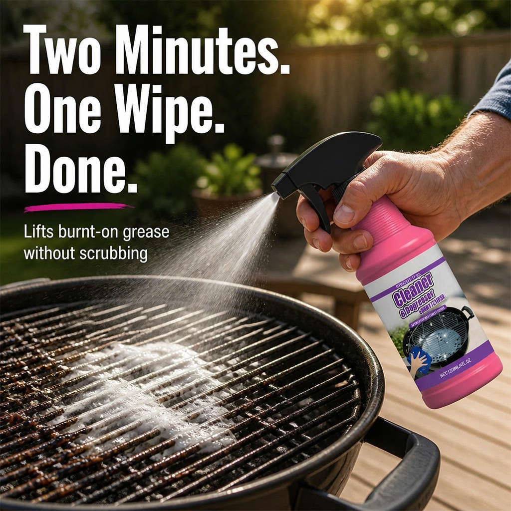 FlameForce™ — Remove Stubborn Burnt-On Grease from Your Grill in Just Two Minutes
