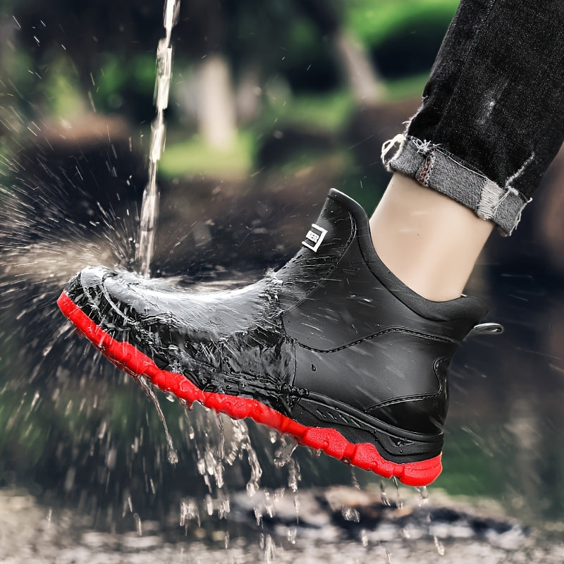 AquaGuard – Resilient Wet Terrain Boots with Slip-Resistant Grip