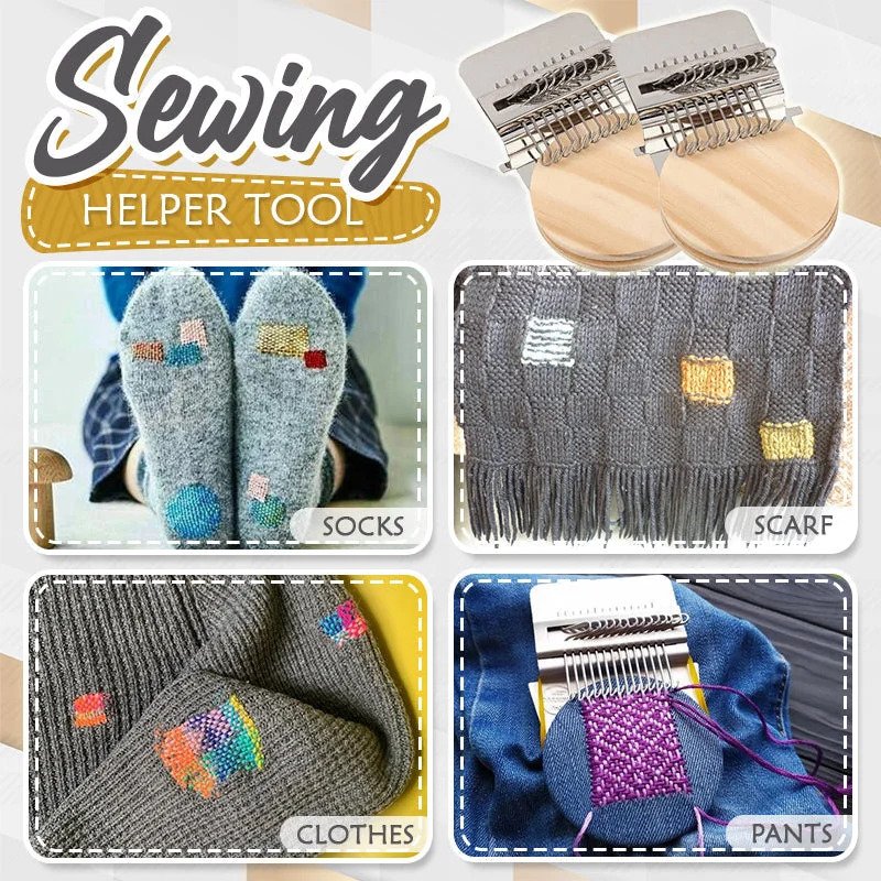 StitchCraft™ Mini Loom — Instantly Revive Your Clothes with Stunning, Stress-Free Creativity