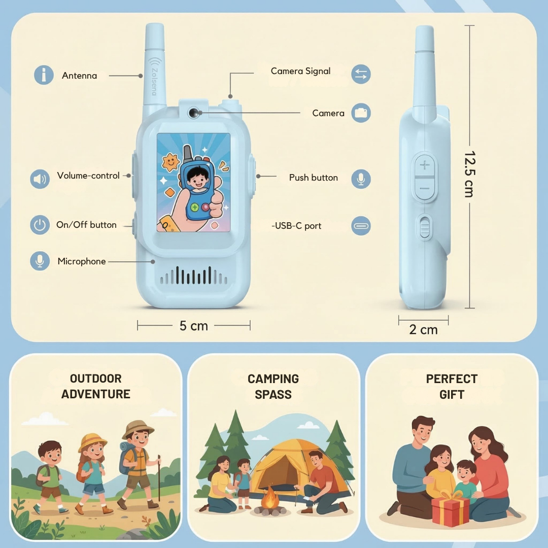 QuestComm™ Walkie-Talkies — Ignite Your Child’s Fearless Adventure and Unbreakable Connection