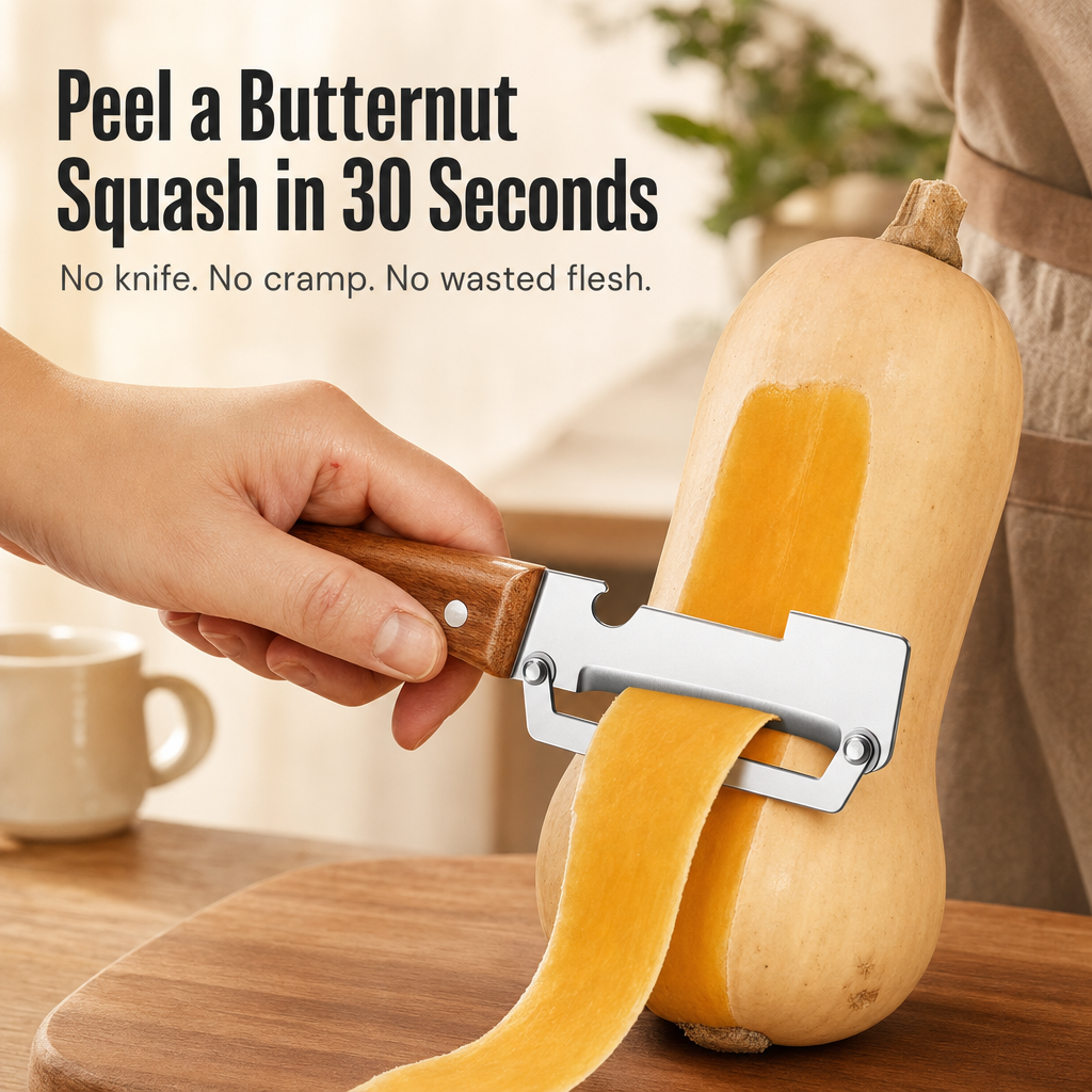 VitaSlice™ — Slice Through Pumpkin, Squash & Tough Skins Without Using a Knife