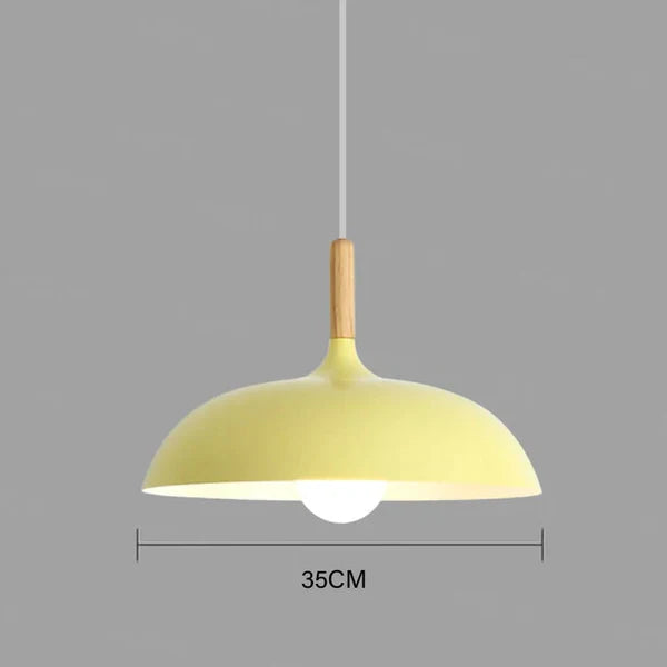 Ceiling Lamp Made from Northern Oak