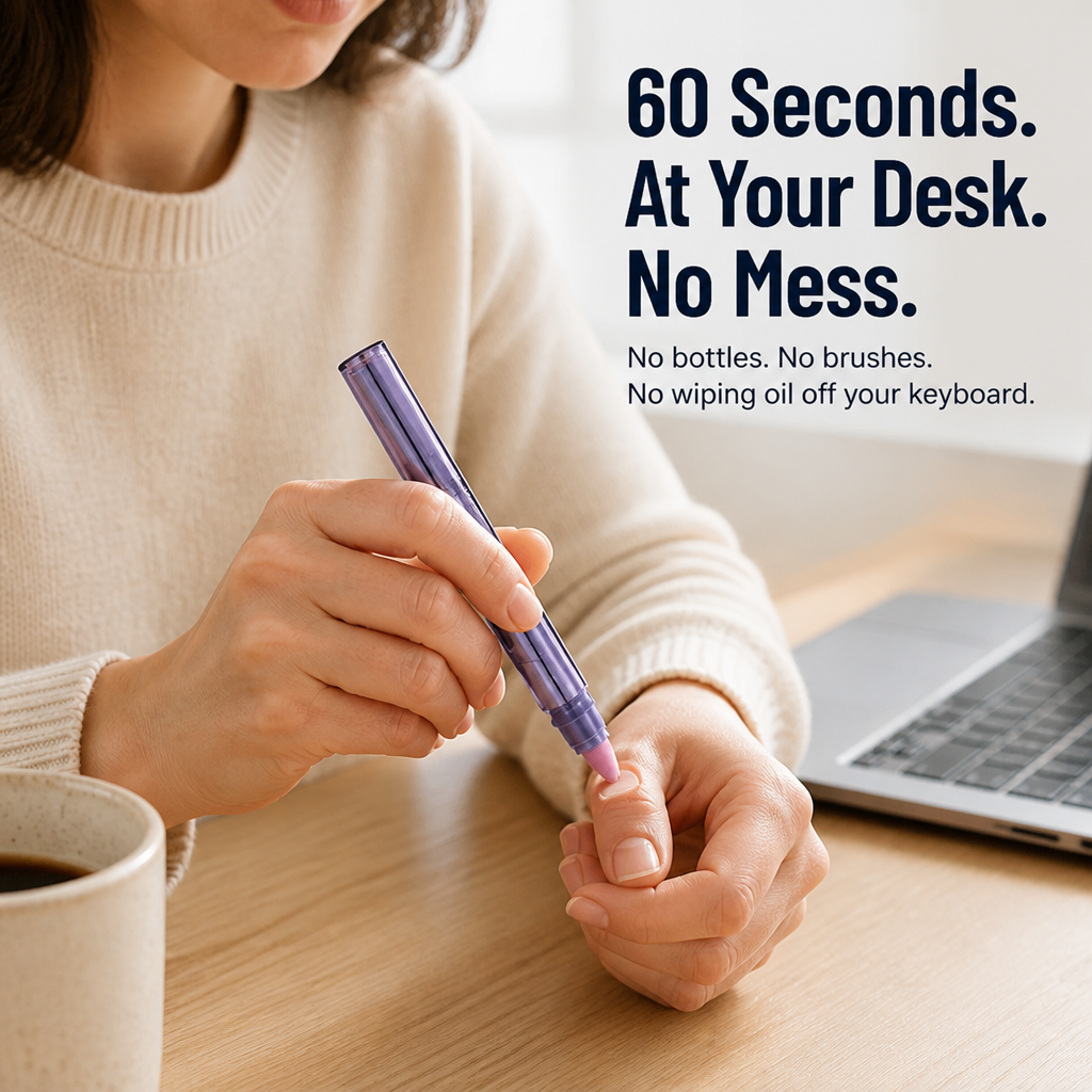 LunaNail™ — Trim, Nourish & Fortify Splitting Nails with One Compact Pen